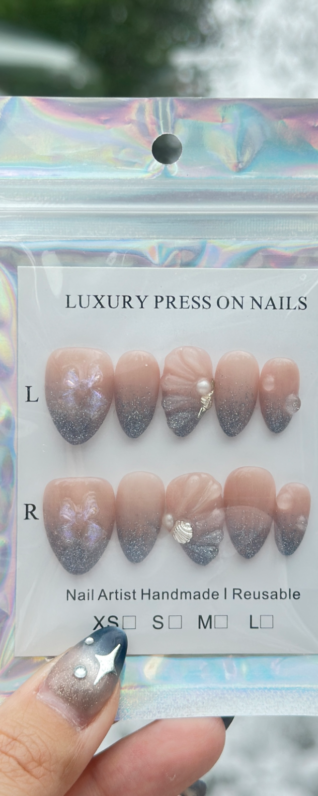 Chic & Cute Handmade Press-On Nails 🫧